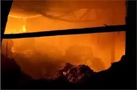 Chhindwara: रुई गोदाम में भीषण आगजनी से अफरा-तफरी Chhindwara: रुई गोदाम में भीषण आगजनी से अफरा-तफरी