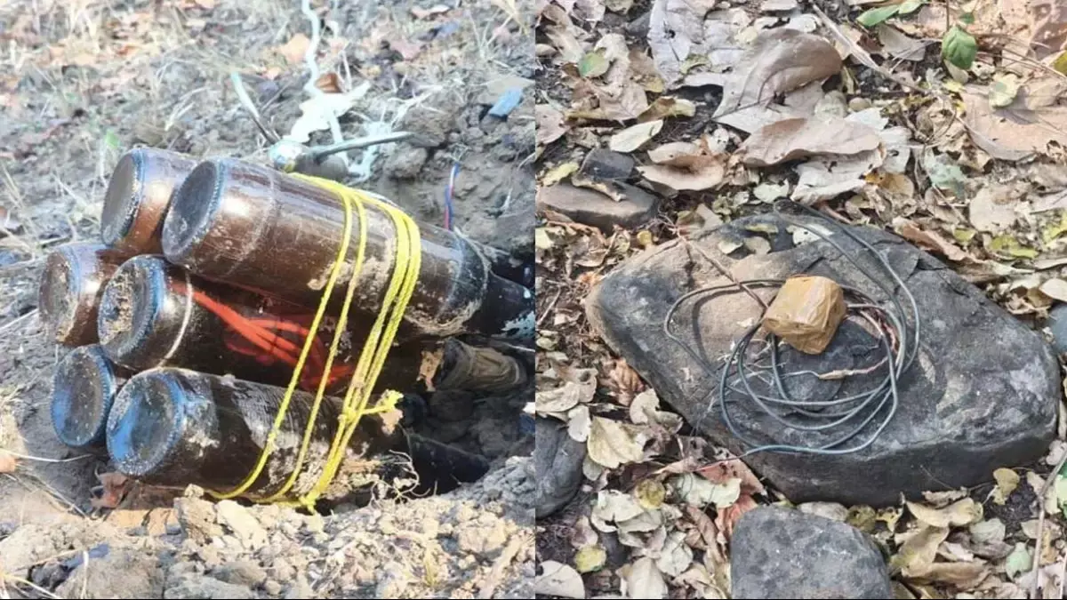बोतल बम से जवानों को उड़ाने की साजिश नाकाम, डिफ्यूज किया गया बोतल बम से जवानों को उड़ाने की साजिश नाकाम, डिफ्यूज किया गया