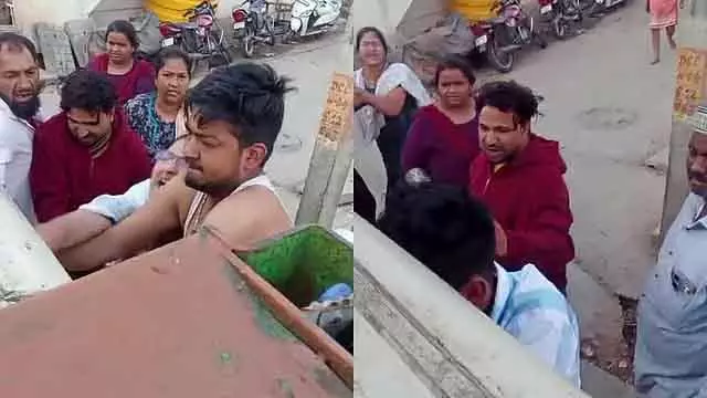 Davanagere : कचरा अलग करने के लिए कहने पर सरकारी कर्मचारी पर हमला; दो गिरफ्तार Davanagere : कचरा अलग करने के लिए कहने पर सरकारी कर्मचारी पर हमला; दो गिरफ्तार