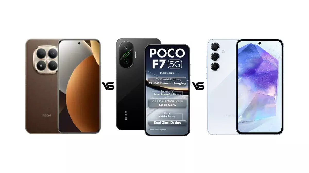 Tecno Pova Curve 2 5G vs Poco F7 5G vs Samsung Galaxy A55: 30 हजार की रेंज Tecno Pova Curve 2 5G vs Poco F7 5G vs Samsung Galaxy A55: 30 हजार की रेंज