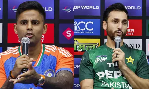 T20 World Cup 2026 : सूर्यकुमार, सलमान ने हाथ मिलाने के सवाल को टाला T20 World Cup 2026 : सूर्यकुमार, सलमान ने हाथ मिलाने के सवाल को टाला