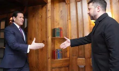 Marco Rubio: ट्रंप रूस-यूक्रेन युद्ध को हमेशा के लिए खत्म करना चाहते हैं Marco Rubio: ट्रंप रूस-यूक्रेन युद्ध को हमेशा के लिए खत्म करना चाहते हैं