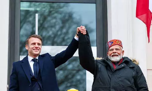 French के राष्ट्रपति मैक्रों 17 फरवरी को भारत दौरे के दौरान मुंबई में पीएम मोदी से मिलेंगे French के राष्ट्रपति मैक्रों 17 फरवरी को भारत दौरे के दौरान मुंबई में पीएम मोदी से मिलेंगे