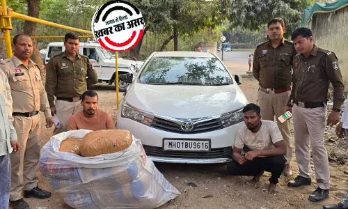 रायपुर में महाराष्ट्र पासिंग कार से गांजा जब्त, सिविल लाइन इलाके में तस्करी नाकाम