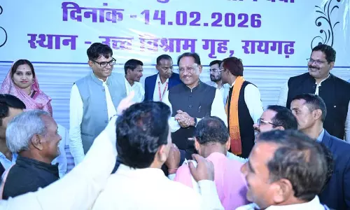 अपने पूर्व संसदीय क्षेत्र की जनता से मिले CM साय