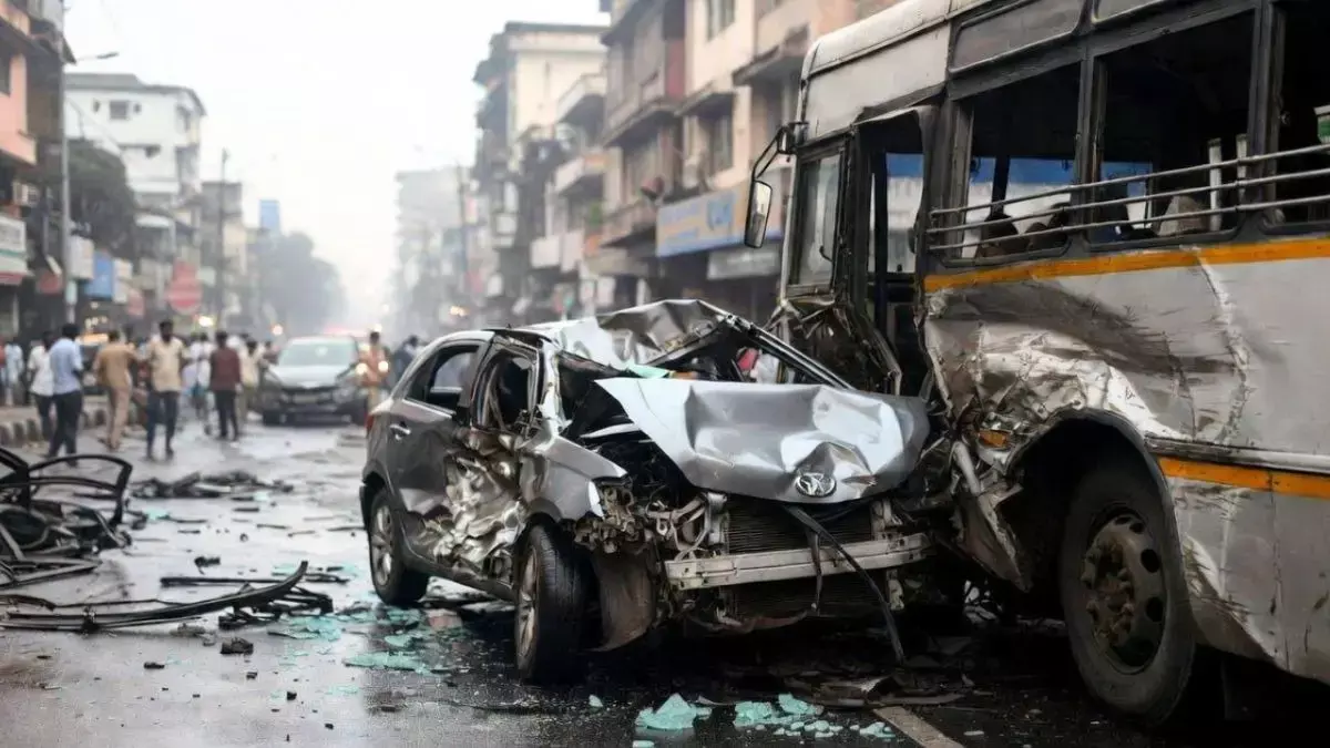 Bengaluru: तेज रफ्तार का कहर, बेंगलुरु में 5 लोगों की मौत Bengaluru: तेज रफ्तार का कहर, बेंगलुरु में 5 लोगों की मौत