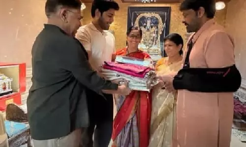 Allu Sirish ने अपने चाचा चिरंजीवी को अपनी शादी का पहला न्योता दिया