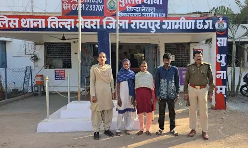 तिल्दा नेवरा में सूने गोदाम से चोरी का खुलासा, तीन आरोपी गिरफ्तार
