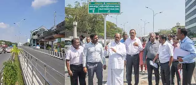 Chennai : सेंट्रल कैलाश जंक्शन पर L आकार के फ्लाईओवर का आज उद्घाटन होगा Chennai : सेंट्रल कैलाश जंक्शन पर L आकार के फ्लाईओवर का आज उद्घाटन होगा