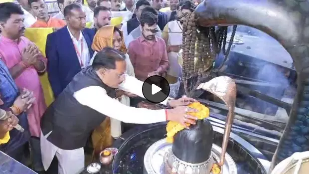 महाशिवरात्रि पर बाबा धाम में सीएम साय ने की पूजा-अर्चना महाशिवरात्रि पर बाबा धाम में सीएम साय ने की पूजा-अर्चना