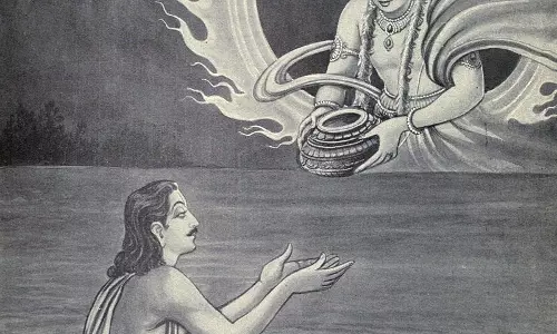 Story of surya dev: जब सूर्य देव ने बुझाई समुद्र की प्यास, पढ़ें पौराणिक कथा Story of surya dev: जब सूर्य देव ने बुझाई समुद्र की प्यास, पढ़ें पौराणिक कथा