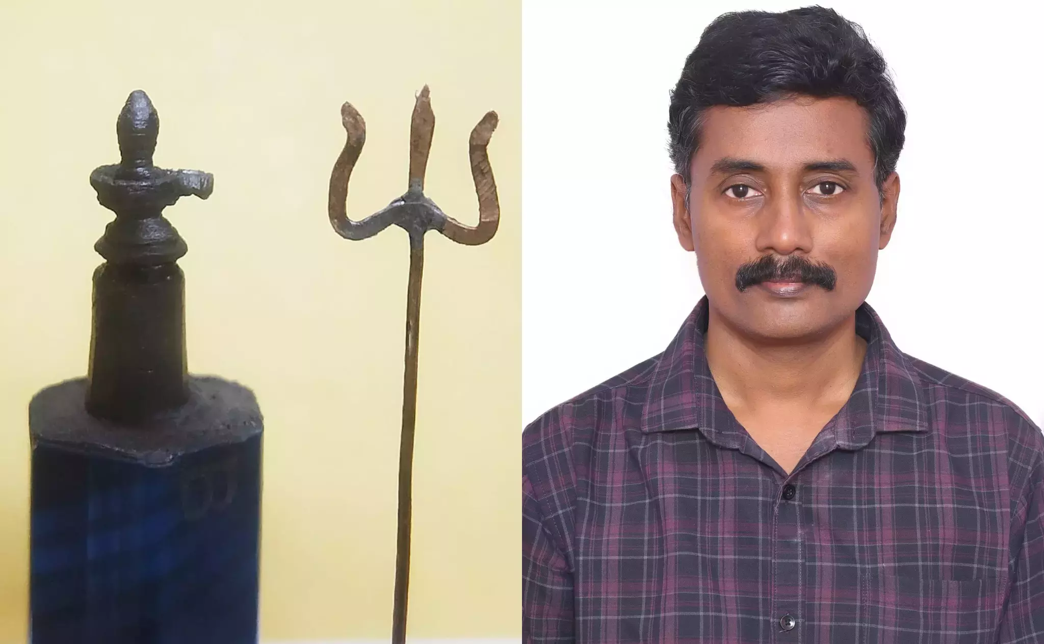 Andhra: पेंसिल की नोक पर उकेरा गया माइक्रो शिवलिंग Andhra: पेंसिल की नोक पर उकेरा गया माइक्रो शिवलिंग