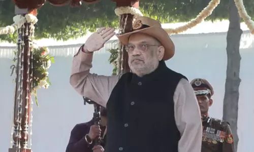 दिल्ली पुलिस स्थापना दिवस में शामिल हुए अमित शाह, 10 नई परियोजनाओं का शिलान्यास