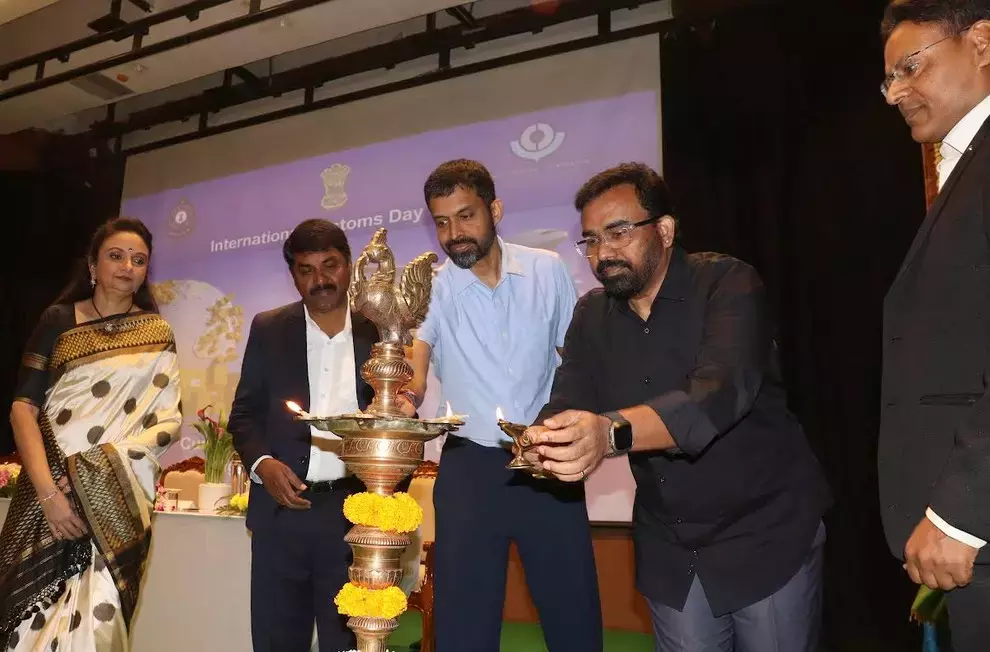 Hyderabad कस्टम्स ने इंटरनेशनल कस्टम्स डे मनाया, 8,102 करोड़ का रेवेन्यू रिकॉर्ड किया