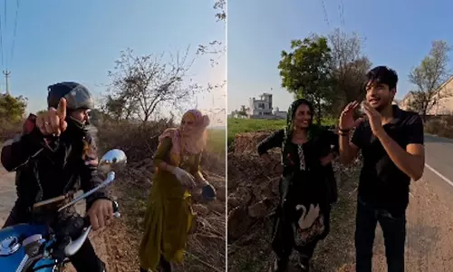 Haryana : गुर्जर परिवार खुले हाथों से डच सोलो ट्रैवलर की मेज़बानी करता दिख रहा