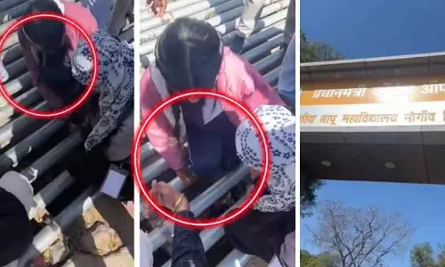 MP : एग्जाम सेंटर जाते समय छतरपुर में कॉलेज स्टूडेंट का पैर लोहे की ग्रिल में फंसा