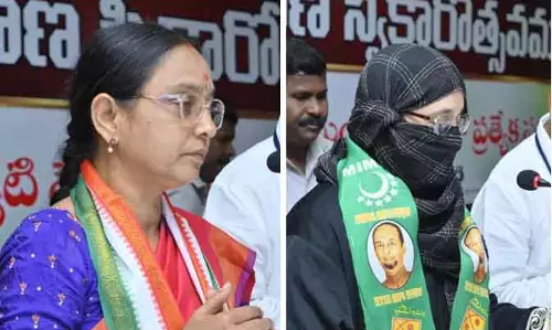 Nizamabad में उमा रानी मेयर और सलमा तहसीन डिप्टी मेयर निर्वाचित Nizamabad में उमा रानी मेयर और सलमा तहसीन डिप्टी मेयर निर्वाचित