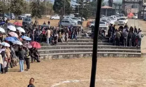 Nagaland में एड हॉक टीचरों का 10 दिन का आंदोलन जारी