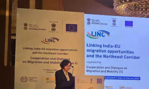 विदेश मंत्रालय और EU ने प्रवासन पर असम सरकार के साथ राज्य सहभागिता कार्यक्रम आयोजित किया विदेश मंत्रालय और EU ने प्रवासन पर असम सरकार के साथ राज्य सहभागिता कार्यक्रम आयोजित किया