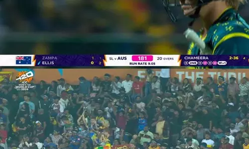 T20 World Cup 2026: ऑस्ट्रेलिया ने श्रीलंका के सामने 182 रनों का चुनौतीपूर्ण रखा लक्ष्य