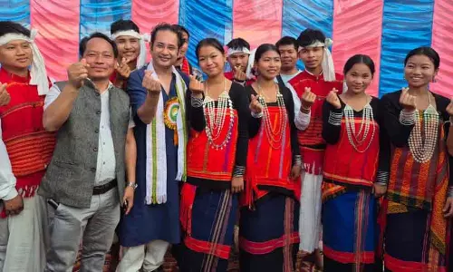 Tripura में TMP के प्रद्योत माणिक्य ने आदिवासी एकता की अपील की Tripura में TMP के प्रद्योत माणिक्य ने आदिवासी एकता की अपील की