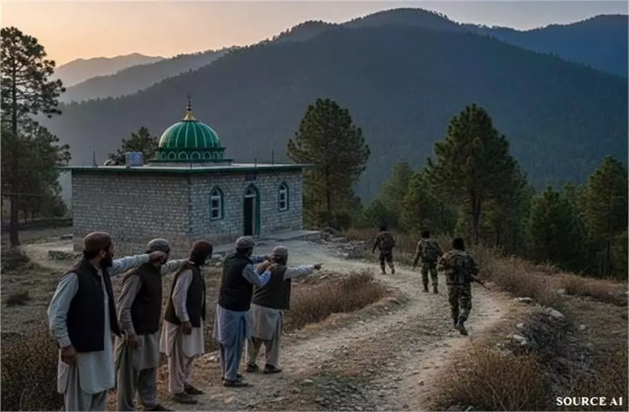 Jammu-Kashmir: संदिग्धों के पास हथियार, दहशत फैली Jammu-Kashmir: संदिग्धों के पास हथियार, दहशत फैली