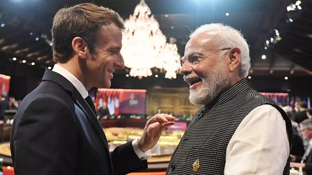 French के राष्ट्रपति आज रात मुंबई पहुंचेंगे, 3 दिन के भारत दौरे पर कल PM मोदी से मिलेंगे French के राष्ट्रपति आज रात मुंबई पहुंचेंगे, 3 दिन के भारत दौरे पर कल PM मोदी से मिलेंगे