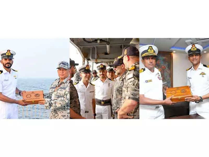 Thailand, ऑस्ट्रेलिया, श्रीलंका ने नेवी की मौजूदगी दर्ज कराई Thailand, ऑस्ट्रेलिया, श्रीलंका ने नेवी की मौजूदगी दर्ज कराई