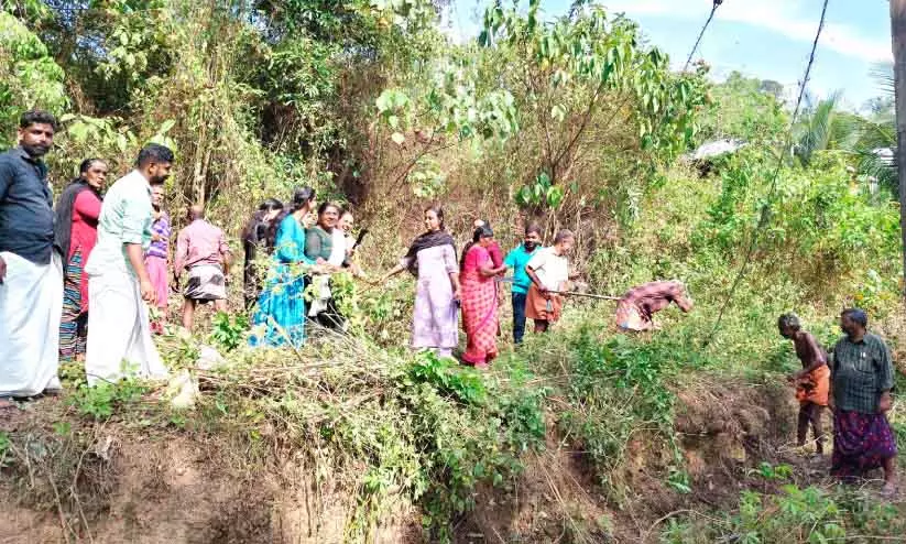 Kerala: लोगों ने कल्लूमूडू बाज़ार की सफ़ाई की, जो दस साल से जंगल से ढका हुआ था Kerala: लोगों ने कल्लूमूडू बाज़ार की सफ़ाई की, जो दस साल से जंगल से ढका हुआ था