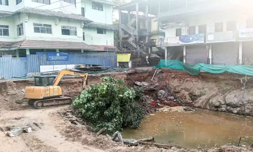 Bilathikulam में मरम्मत के काम के दौरान लैंडस्लाइड होने से एक पेड़ दब गया Bilathikulam में मरम्मत के काम के दौरान लैंडस्लाइड होने से एक पेड़ दब गया
