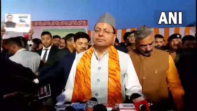 हरिद्वार में CM पुष्कर सिंह धामी का बयान हरिद्वार में CM पुष्कर सिंह धामी का बयान