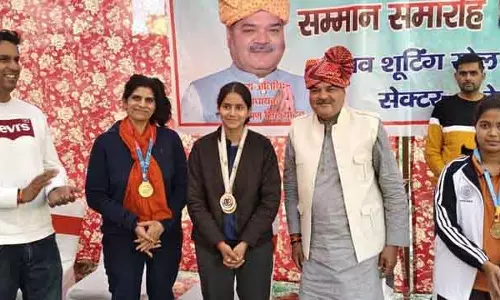 Rewari के युवा खिलाड़ी ने एशियाई शूटिंग में मेडल जीते, मुश्किलों के बावजूद
