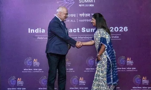 Estonian के राष्ट्रपति भारत-AI इम्पैक्ट समिट में हिस्सा लेने के लिए नई दिल्ली पहुंचे Estonian के राष्ट्रपति भारत-AI इम्पैक्ट समिट में हिस्सा लेने के लिए नई दिल्ली पहुंचे