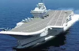 INS विक्रांत आईएफआर के लिए विजाग पहुंचा INS विक्रांत आईएफआर के लिए विजाग पहुंचा