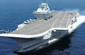 भारत का सबसे बड़ा जहाज INS विक्रांत आईएफआर के लिए विजाग पहुंचा भारत का सबसे बड़ा जहाज INS विक्रांत आईएफआर के लिए विजाग पहुंचा
