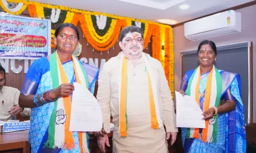 Telangana निकाय चुनाव: कांग्रेस ने 84 नगर पालिकाओं में सत्ता हासिल की Telangana निकाय चुनाव: कांग्रेस ने 84 नगर पालिकाओं में सत्ता हासिल की