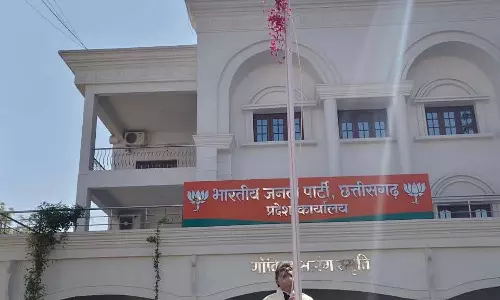 रायपुर बीजेपी दफ्तर में प्रांतीय कार्यशाला का शुभारंभ रायपुर बीजेपी दफ्तर में प्रांतीय कार्यशाला का शुभारंभ