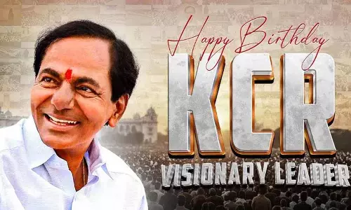 पार्टी लाइन से हटकर नेताओं ने KCR को 72वें जन्मदिन पर बधाई दी