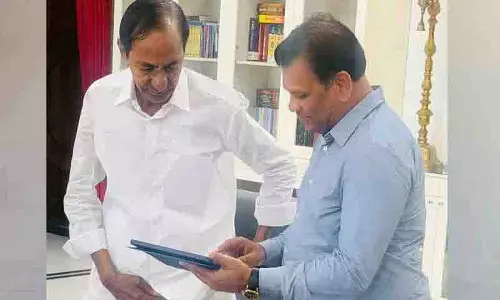 महेश बिगाला और NRIs ने के. चंद्रशेखर राव का जन्मदिन मनाया