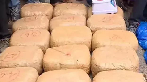 kerala: तिरुवनंतपुरम में ड्रग्स रैकेट पकड़ा, 300 किग्रा गांजा ज़ब्त kerala: तिरुवनंतपुरम में ड्रग्स रैकेट पकड़ा, 300 किग्रा गांजा ज़ब्त