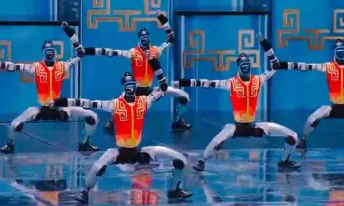 चीन के स्प्रिंग फेस्टिवल गाला में Humanoid Robots ने कमाल कर दिया चीन के स्प्रिंग फेस्टिवल गाला में Humanoid Robots ने कमाल कर दिया