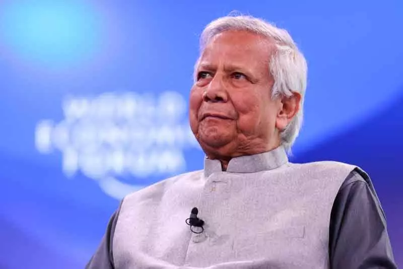Bangladesh की विदेश नीति में बदलाव के बीच यूनुस ने विदाई ली Bangladesh की विदेश नीति में बदलाव के बीच यूनुस ने विदाई ली