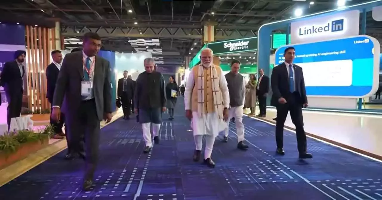 इंडिया AI इम्पैक्ट समिट 2026 में ‘AI फॉर ऑल’ का विज़न दिखाया गया इंडिया AI इम्पैक्ट समिट 2026 में ‘AI फॉर ऑल’ का विज़न दिखाया गया