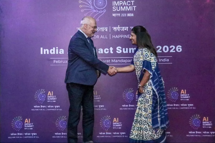 Estonian के राष्ट्रपति भारत-AI इम्पैक्ट समिट में हिस्सा लेने के लिए नई दिल्ली पहुंचे Estonian के राष्ट्रपति भारत-AI इम्पैक्ट समिट में हिस्सा लेने के लिए नई दिल्ली पहुंचे