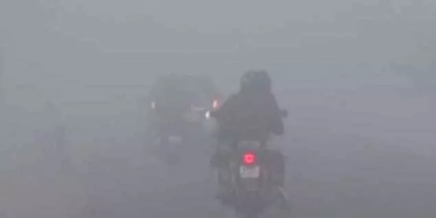कोहरा भरा, Bhubaneswar में घने कोहरे से सामान्य जनजीवन प्रभावित कोहरा भरा, Bhubaneswar में घने कोहरे से सामान्य जनजीवन प्रभावित