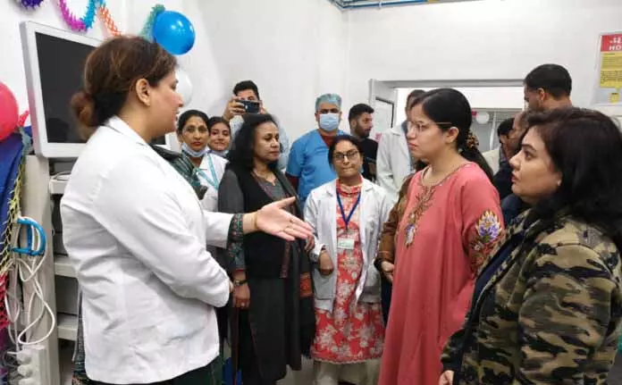 Ghagwal के सरकारी अस्पताल में अत्याधुनिक लेप्रोस्कोपिक तकनीक स्थापित Ghagwal के सरकारी अस्पताल में अत्याधुनिक लेप्रोस्कोपिक तकनीक स्थापित