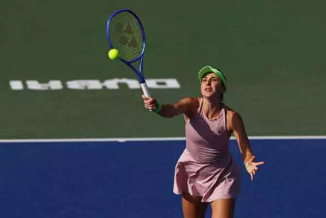 दुबई WTA 1000: एंड्रीवा और बेनकिक को वॉकओवर, पेगुला अंतिम 16 में दुबई WTA 1000: एंड्रीवा और बेनकिक को वॉकओवर, पेगुला अंतिम 16 में