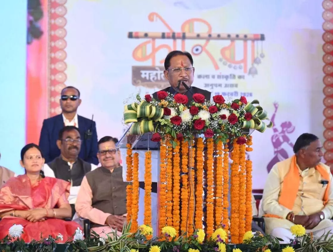 किसान, महिला और जनजातीय समाज के सशक्तिकरण से बनेगा समृद्ध छत्तीसगढ़: CM साय किसान, महिला और जनजातीय समाज के सशक्तिकरण से बनेगा समृद्ध छत्तीसगढ़: CM साय
