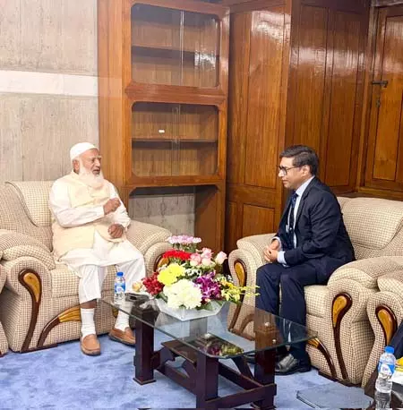 विदेश सचिव विक्रम मिस्री ने बांग्लादेश के नेता प्रतिपक्ष शफीकुर रहमान से की मुलाकात विदेश सचिव विक्रम मिस्री ने बांग्लादेश के नेता प्रतिपक्ष शफीकुर रहमान से की मुलाकात