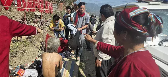 Arunachal: मानसिक रूप से बीमार बेसहारा आदमी को बचाया गया